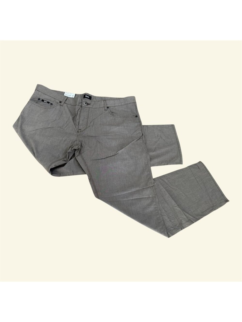 Hugo Boss Maine Paints 40X32 Regular Straight Fit Tan Brown Trouser 5 pocket NWT
